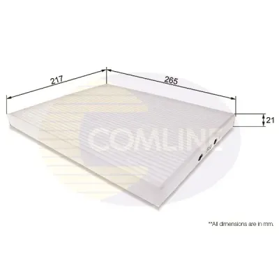 Filtru, aer habitaclu COMLINE EKF137