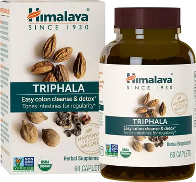 Organic Triphala Pentru bună digestie, 60 tablete, Himalaya