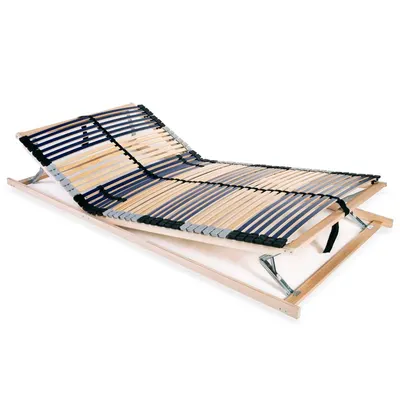 Gossi baza de pat cu sipci, 42 sipci, 7 zone, 100 x 200 cm