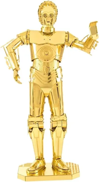 Model prefabricat metalic Metal Earth - Star Wars Gold C-3PO