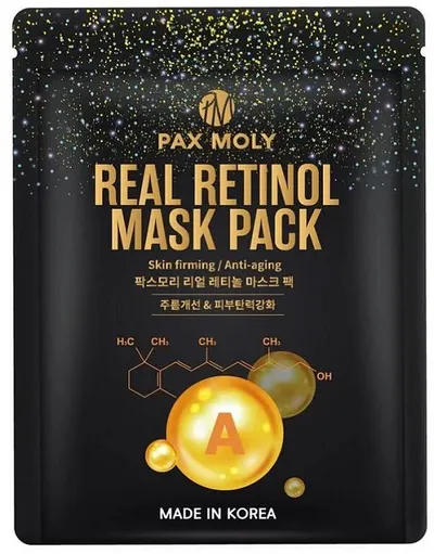 Pax Moly Mască de față folie cu retinol, 25 ml