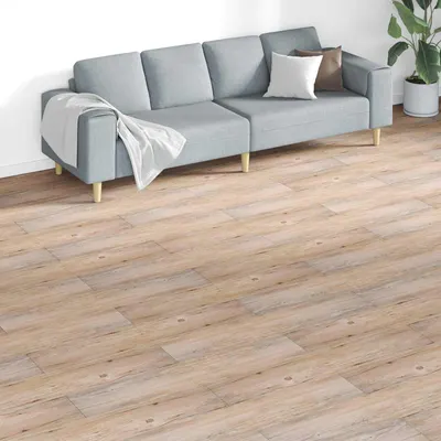 vidaXL Plăci de Pardoseală Maro 5,26 m² 18 buc. PVC