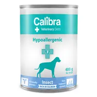Calibra VD Dog Can Hypoallergenic Insect & Salmon: 400 g, hrană dietetică