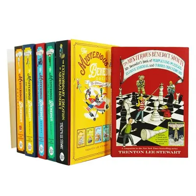 The Mysterious Benedict Society The Complete Series 6 Books Collection Set(the Perilous Journey, The Prisoner's Dilemma, The Riddle Of The Ages And More.)