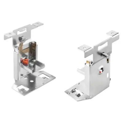 Fast & Easy Quick Assembly Brackets Kit With Support Slide, Adjustable For din Rail