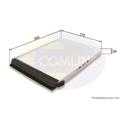 Filtru, aer habitaclu COMLINE EKF233
