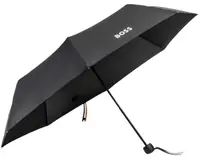 Umbrelă Hugo Boss Iconic - Mini, neagră