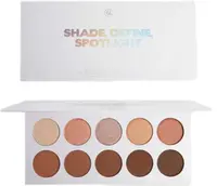 BH Cosmetics - Paletă de conturare Spotlight, 10 culori