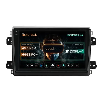 Navigatie 2K Fiat Ducato 2022+, Android, S-Quadcore 4GB RAM + 64GB ROM, 9.5 Inch - AD-BGS90042K+AD-BGRKIT355V3