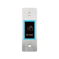 Buton cerere iesire cu LED de stare bicolor EBUTTON 1-X, NO/COM/NC, temporizare, fara contact, ingropat