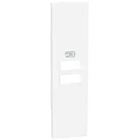 Placa pentru incarcatorul USB cu 2 porturi tip C Bticino Living Now KW13C, alb