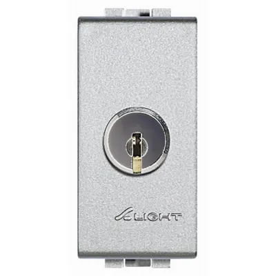 Buton cap-scara cu cheie 16 AX 250 Vca LiVing Light - chei diferite -Tech