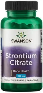 Strontium Citrate, 340 mg, 60 capsule, Swanson
