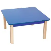 Blat masa - Patrat - Colorat - Albastru