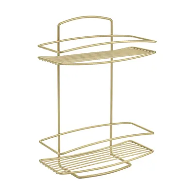 Raft pentru baie auriu din oțel Onda – Metaltex