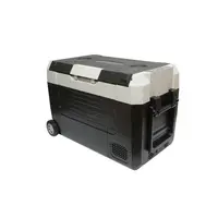 Frigider auto cu compresor 39.7L 12V 24V 220V tip troler cu roti si ecran LCD -20 +20°C Cod: BK69605