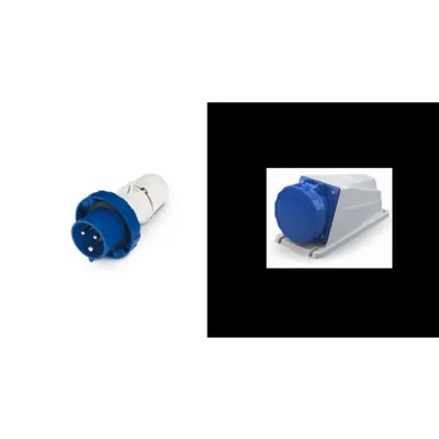 Pachet Fisa si Priza Aplicata Industriala 2P+E IP67 125A