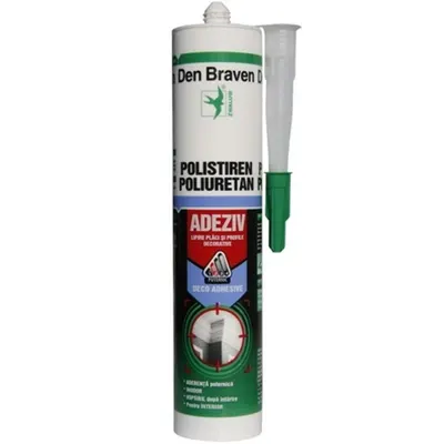 Adeziv poliuretanic Den Braven pentru polistiren, 280 ml / D12002205 Engros