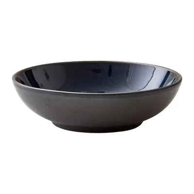 Bol mic negru/albastru din gresie 1 l Gastro Dark Blue/Black – Bitz