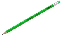 Creion Stabilo Swano - HB, verde, cu gumă de șters
