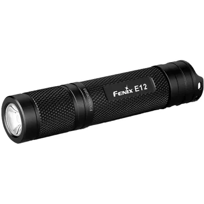 Lanterna profesionala Fenix E12, 130 lumeni, 88 m, negru