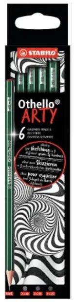 Set de creioane grafit Stabilo - Othello, 6 buc