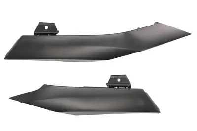Ornament bara Stanga/Dreapta Fata potrivit PEUGEOT 408 II dupa 2022 - (set; sub far; negru-mat; ALLURE)