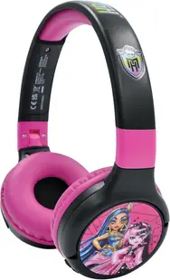Căști pentru copii Lexibook - Monster High, 2-în-1, wireless, roz