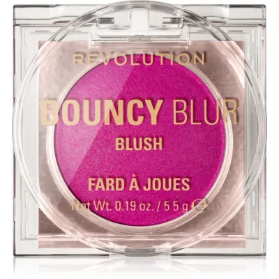 Revolution Bouncy Blur blush cu efect iluminator culoare 5.5 g