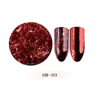 Foita decor unghii Magnetic Red 03
