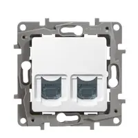 Priza pentru Date, Double Rj45 Cat 6 Utp Pur , Legrand Niloe