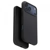 Husa MagSafe pentru Apple iPhone 17 Pro Max, UNIQ, Lino MagClick, Negru
