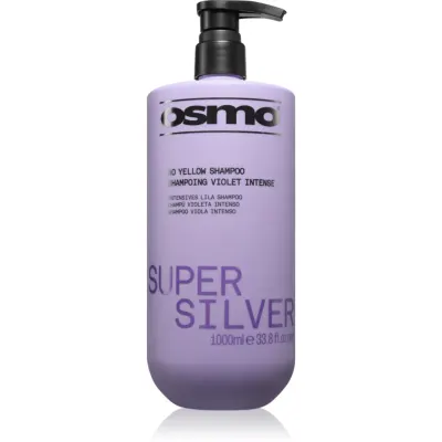 Osmo Super Silver No Yellow Shampoo șampon împotriva tonurilor galbene pentru părul blond şi gri 1000 ml