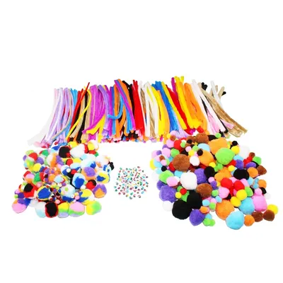 Set creativ mixt cu 900 de piese colorate