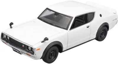Mașină Maisto Special Edition - 1973 Nissan Skyline 2000GT-R, 1:24, alb
