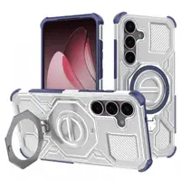 Husa pentru Samsung Galaxy S25+ S936, Techsuit, Carbon Shield Pro, Albastra