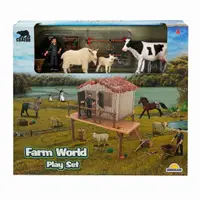 Set figurine, Crazoo, Animale de la ferma, Vaca, Tap si Ied