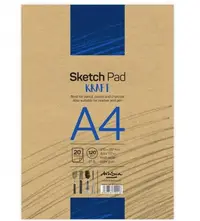 Caiet de schite Drasca Sketch pad - Craft, A4, 20 file