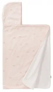Prosper cu glugă Fresk - Drops chintz, 100 x 75 cm roz