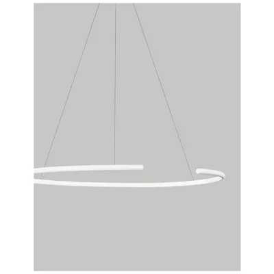 Lampa suspendata BREDA Nisipiu Alb Aluminiu & Acrylic LED 30 Wat 220 Volt 1480Lm 3000K IP20