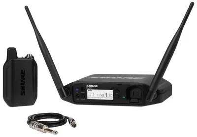 Sistem de microfon wireless Shure - GLXD14+, negru