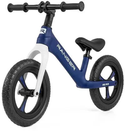 Bicicletă de echilibru Milly Mally - Ranger, albastru închis