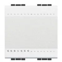 Intrerupator cap scara 2M Living Light Bticino N4003M2N, alb
