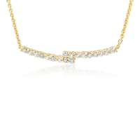 Colier din aur galben cu diamante de 0.5ct