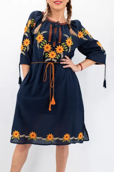 Rochie Traditionala Floarea Soarelui 11