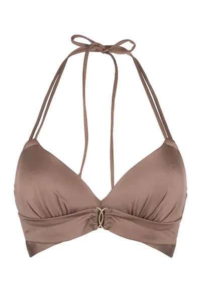 Sutien triunghiular de baie satinat 31461 - Maro