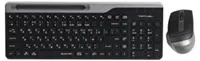 Set tastatură și mouse A4Tech - Fstyler FB2535CS, wireless , gri