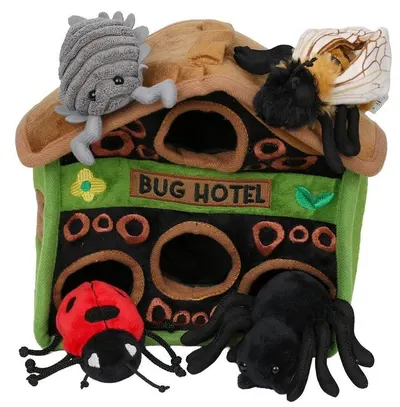 Păpuși pentru degete The Puppet Company - Hotel pentru gângănii cu 4 păpuși