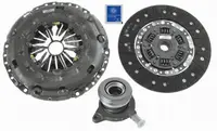 Kit ambreiaj cu autoreglare, cu rulment hidraulic (240mm) potrivit VOLVO S80 II, V70 III, XC60 I, XC70 II 2.4D 01.07-02.17