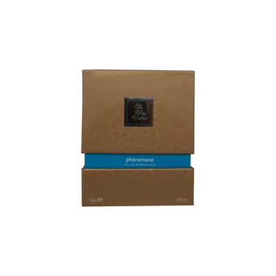 Parfum cu feromoni, Shiatsu, man, albastru deschis, 15 ml